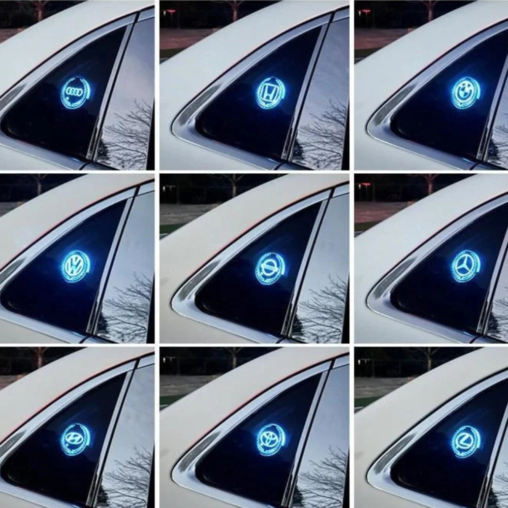Nabíjateľné LED logo auta - neónový svetelný efekt