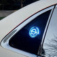 Nabíjateľné LED logo auta - neónový svetelný efekt