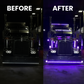 Oczy samochodowe LED - zestaw 2 sztuk