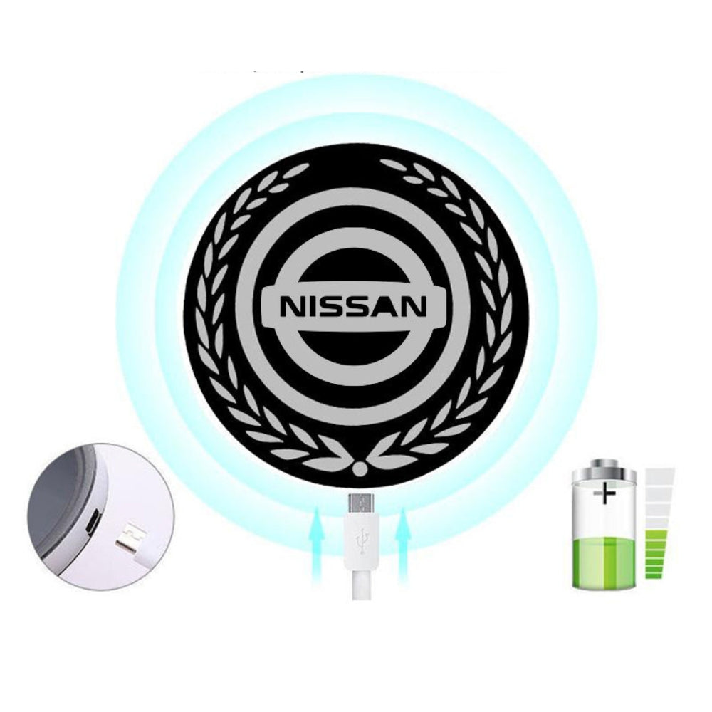 Nabíjateľné LED logo auta - neónový svetelný efekt
