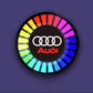 Ritmo musical Luz LED para coche con logotipo (con difusor de aroma)